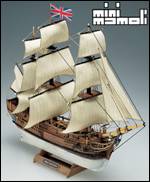 HMS BOUNTY  MINI-KIT 1:135 SCALE	                 